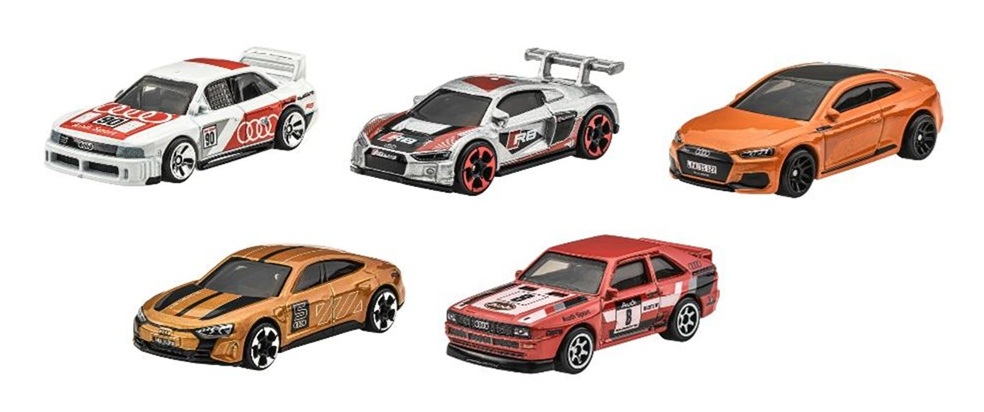 画像: 【仮予約】PRE-ORDER - 2026 HW セレブレーション【アウディ 5種セット】アウディ 90 クワトロ/アウディ R8 LMS/アウディ RS 5 クーペ/アウディ RS E-トロン GT/'84 アウディ スポーツ クワトロ(2026年7月下旬入荷予定）（売り切れ後の予約不可）