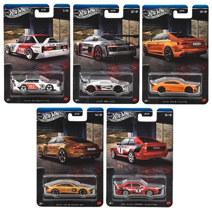 画像1: 【仮予約】PRE-ORDER - 2026 HW セレブレーション【アウディ 10個入り】アウディ 90 クワトロ/アウディ R8 LMS/アウディ RS 5 クーペ/アウディ RS E-トロン GT/'84 アウディ スポーツ クワトロ(2026年7月下旬入荷予定）