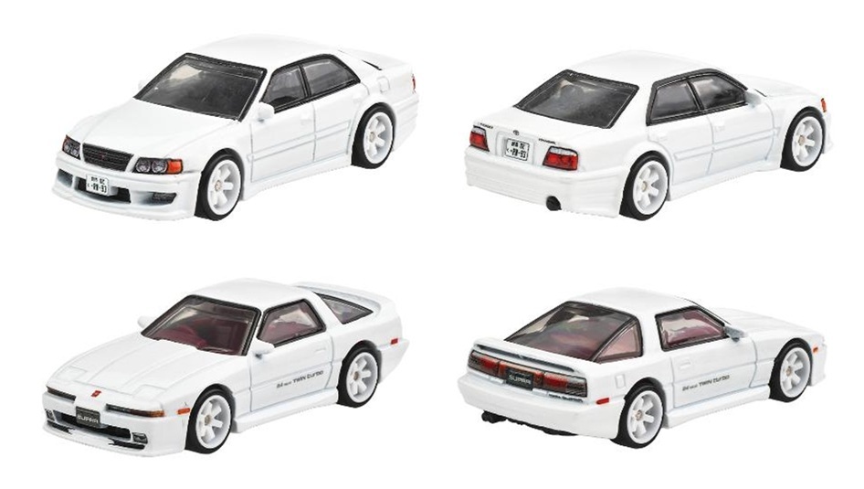 画像: 【仮予約】PRE-ORDER - 2026 HW CAR CULTURE "PREMIUM 2PACK" 【トヨタ チェイサー JZX 100/1989 トヨタ スープラ】WHITE/RR(2026年8月上旬入荷予定）