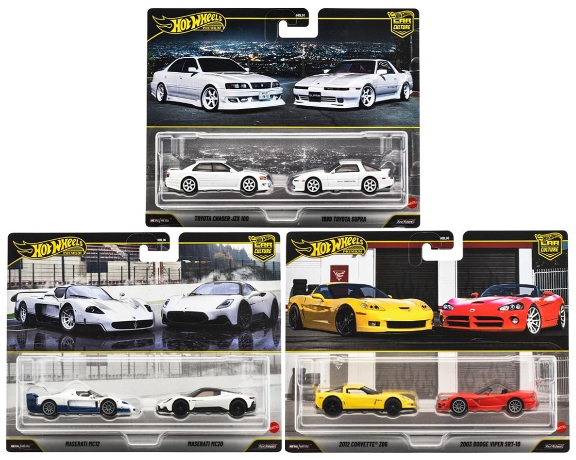 画像1: 【仮予約】PRE-ORDER - 2026 HW CAR CULTURE "PREMIUM 2PACK" 【3種セット】JHW57/JHW55/JHW54(2026年8月上旬入荷予定）