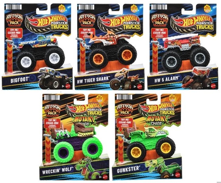 画像: 【仮予約】PRE-ORDER - 2026 HW MONSTER TRUCKS! 【アタックパック Aアソート (5個入り）】(2026年8月上旬入荷予定）