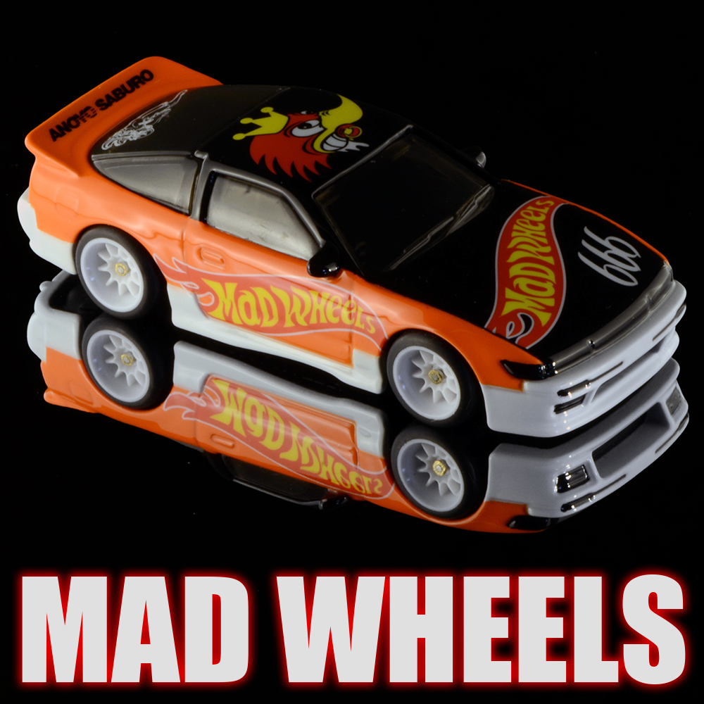画像: MAD WHEELS (マッドホイール） 【"MAD WHEELS RACING" NISSAN SILEIGHTY (カスタム完成品）】ORANGE-BLACK/RR (送料サービス適用外) 