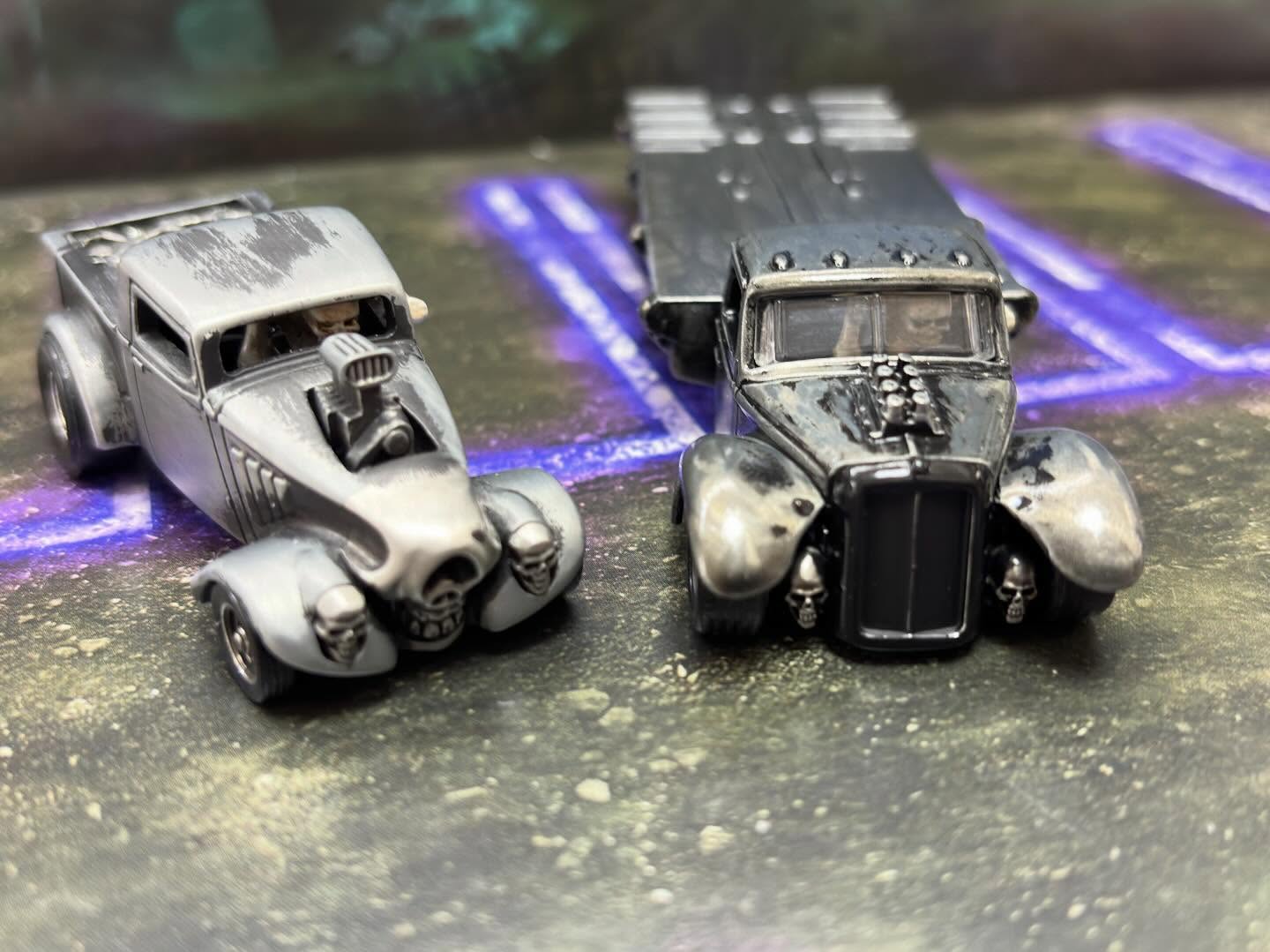 画像: HELLS DEPT 2026 - COVA MANUFACTURING FACTORY 【WILLYS with SKULL DRIVERS + TRANSPORT with SKULL DRIVERS 2台セット (カスタム完成品）】RUST ZAMAC/RR （送料サービス適用外）