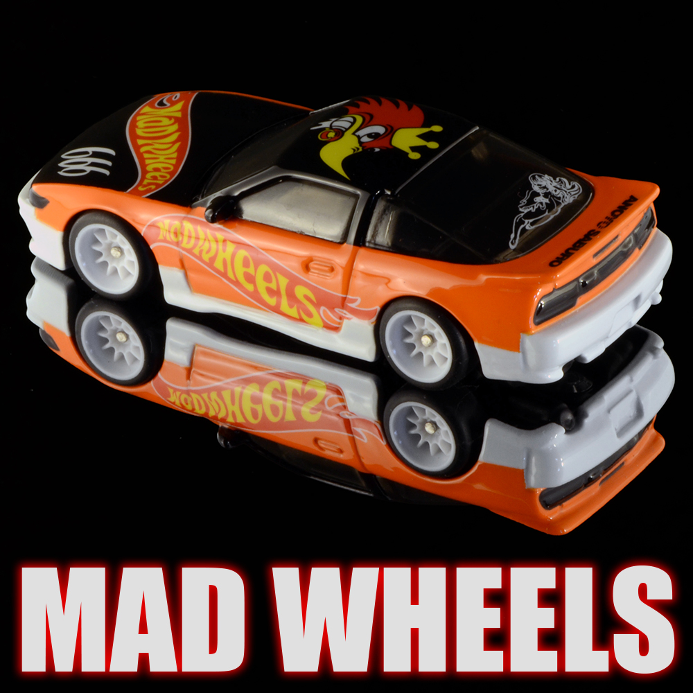 画像: MAD WHEELS (マッドホイール） 【"MAD WHEELS RACING" NISSAN SILEIGHTY (カスタム完成品）】ORANGE-BLACK/RR (送料サービス適用外) 