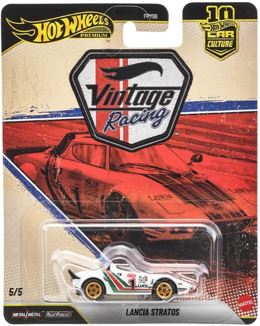 画像1: 【仮予約】PRE-ORDER - 2026 HW CAR CULTURE "ヴィンテージレーシング" 【ランチア ストラトス】WHITE/RR(2026年9月初旬入荷予定）