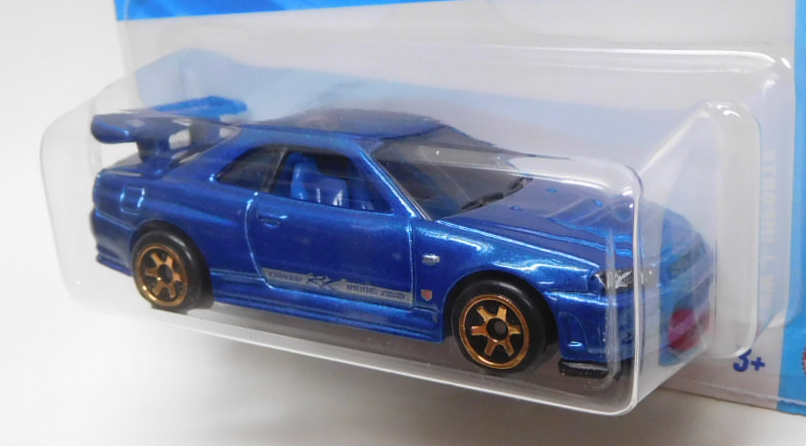 画像: 【NISSAN SKYLINE GT-R (BNR34)】BLUE (お一人様1点まで）