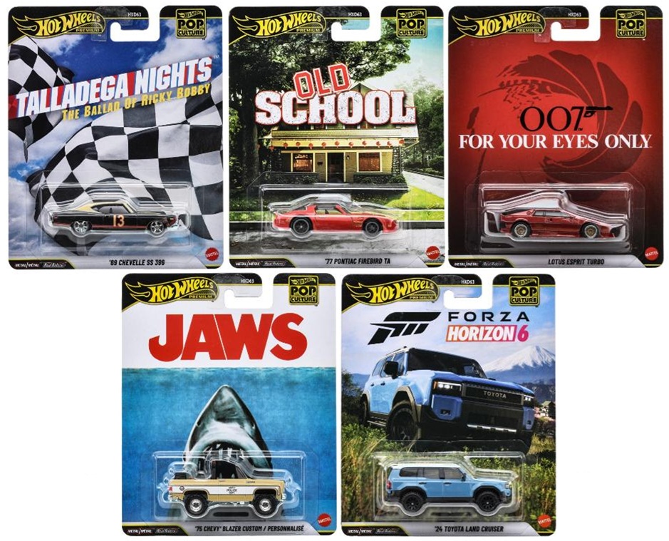 画像: 【仮予約】PRE-ORDER - 2026 POP CULTURE【Tアソート 5種セット】'69 シェベル SS 396/'77 ポンティアック ファイヤーバード TA/ロータス エスプリ ターボ/'75 シェビー ブレイザー カスタム/'24 トヨタ ランドクルーザー (2026年9月中旬入荷予定）