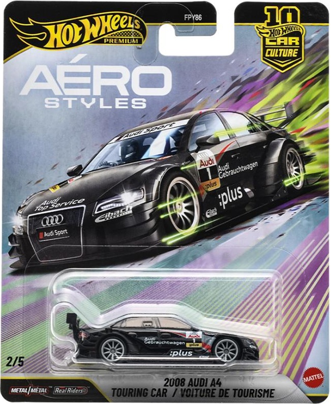 画像: 【仮予約】PRE-ORDER - 2026 HW CAR CULTURE "エアロスタイルズ" 【2008 アウディ A4 ツーリング カー】BLACK/RR(2026年10月中旬入荷予定）
