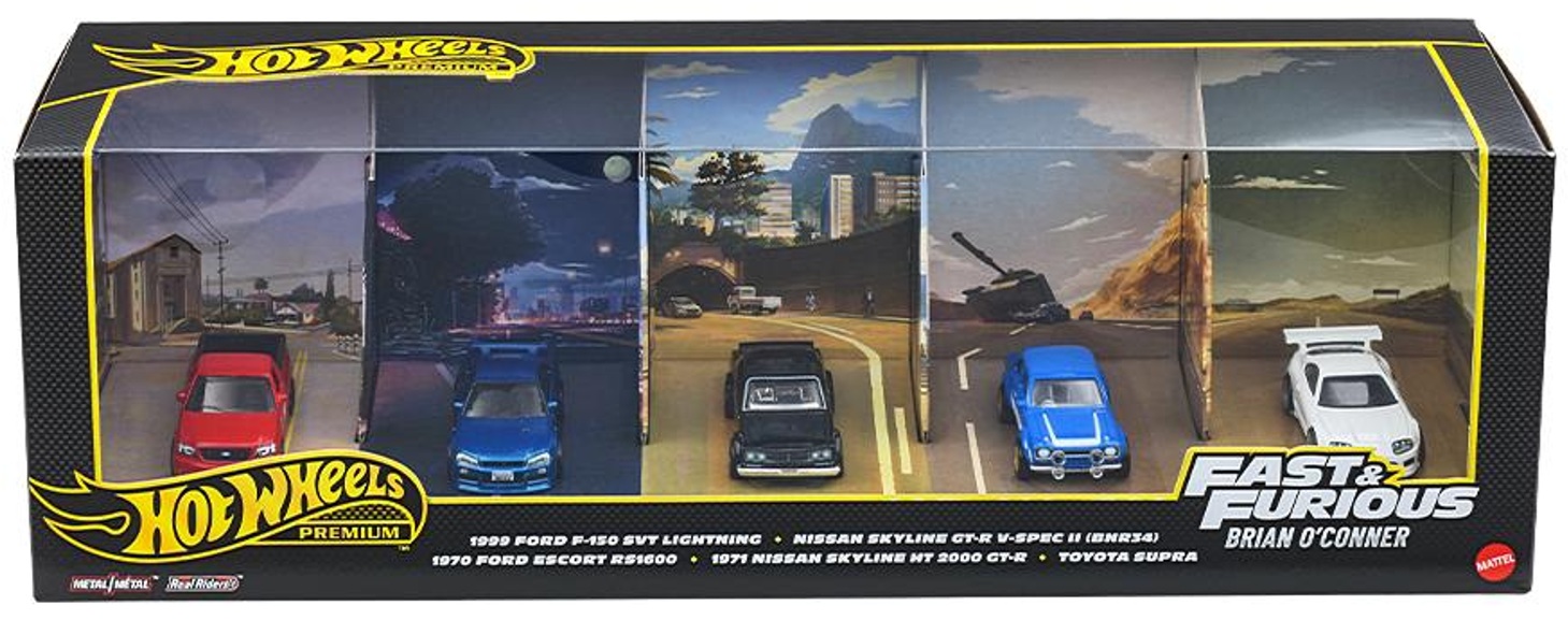 画像: 【仮予約】PRE-ORDER - 2026 HW FAST & FURIOUS (ワイルド・スピード) 【ブライアン・オコナー】1999 Ford F-150 SVT Lightning/Nissan Skyline GT-R V·Spec II (BNR34)/1971 Nissan Skyline HT 2000 GT-R/1970 Ford Escort RS1600/Toyota Supra(2026年10月下旬入荷予定）（お取り置き不可）