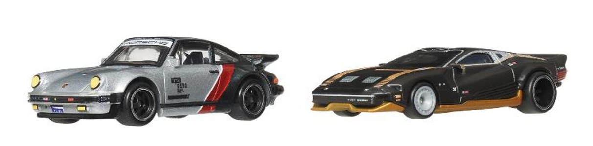 画像: 【仮予約】PRE-ORDER - 2026 HW CAR CULTURE "PREMIUM 2PACK" 【"CYBER PUNK 2077" ポルシェ 930 / クアドラ ターボ-R V-テック】SILVER/BLACK/RR(2026年10月末頃入荷予定）