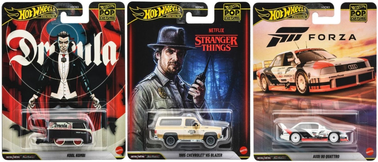 画像1: 【仮予約】PRE-ORDER - 2026 POP CULTURE【Uアソート 3種セット】クール・コンビ/1985 シボレー K5 ブレイザー/アウディ 90 クワトロ(2026年10月末頃入荷予定）
