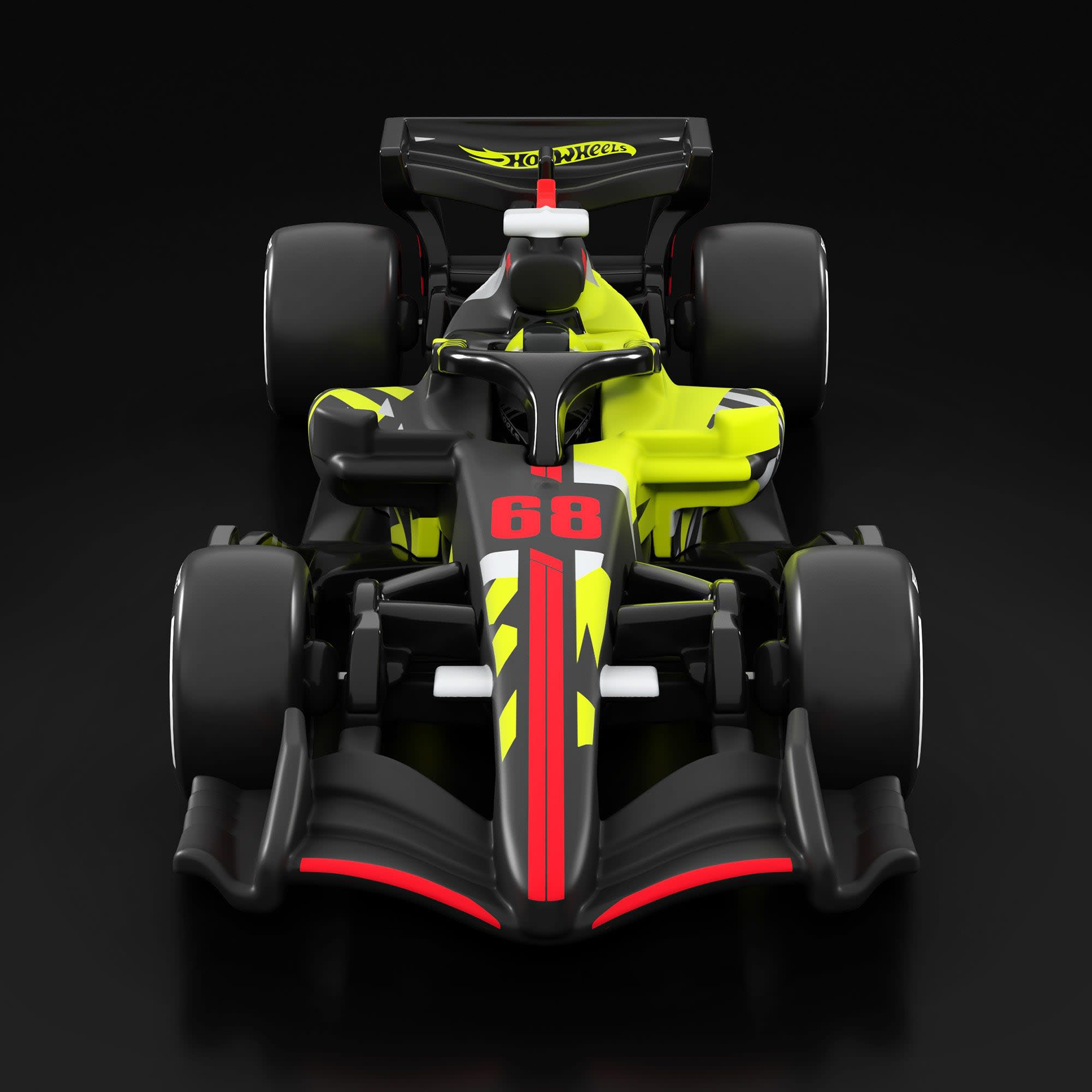 画像: 2026 RLC EXCLUSIVE 【Hot Wheels FORMULA 1 2026 Concept Car(タイヤセット付属)】BLACK-YELLOW/RR