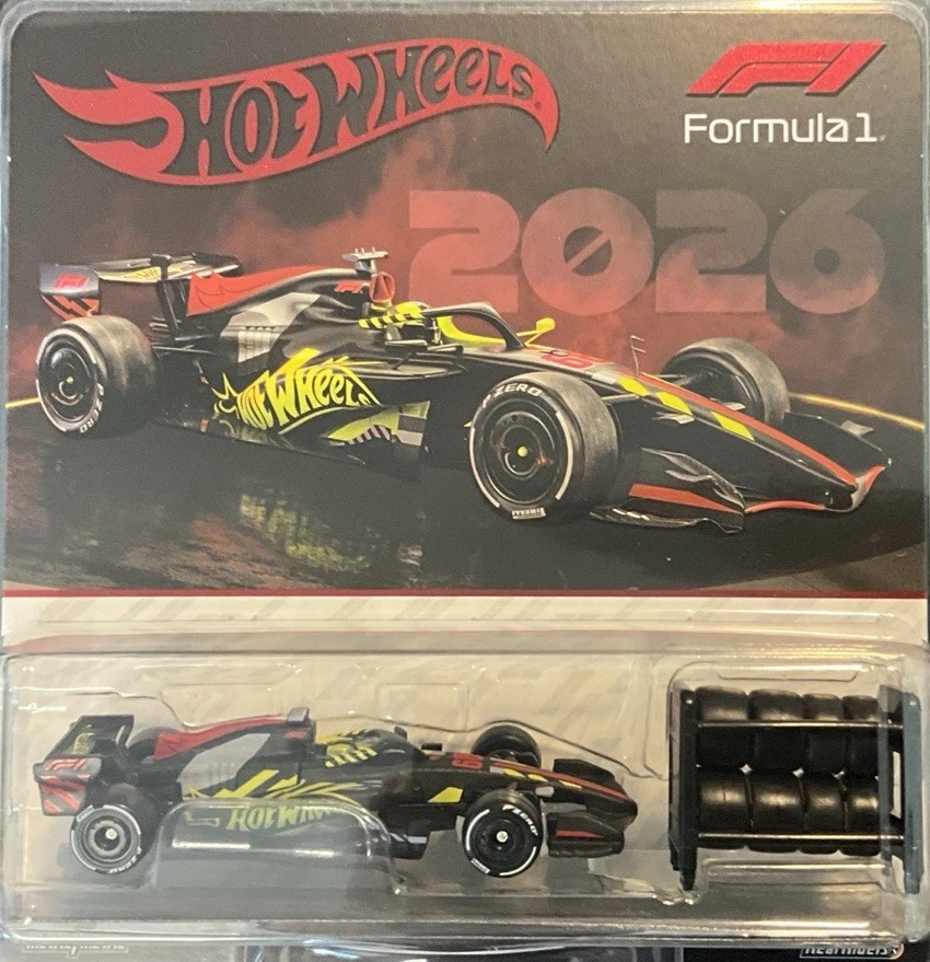 画像1: 2026 RLC EXCLUSIVE 【Hot Wheels FORMULA 1 2026 Concept Car(タイヤセット付属)】BLACK-YELLOW/RR
