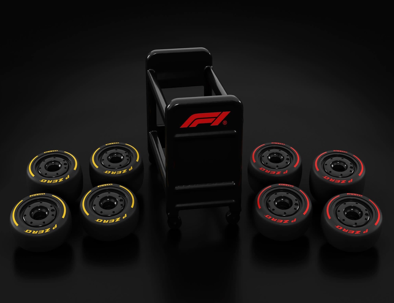 画像: 2026 RLC EXCLUSIVE 【Hot Wheels FORMULA 1 2026 Concept Car(タイヤセット付属)】BLACK-YELLOW/RR