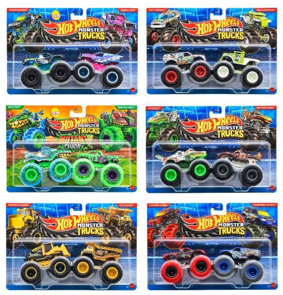 画像1: 【仮予約】PRE-ORDER - 2026 HW MONSTER TRUCKS! 【2パック - Eアソート(8個入)】（お取り置き不可）(2026年11月下旬入荷予定）
