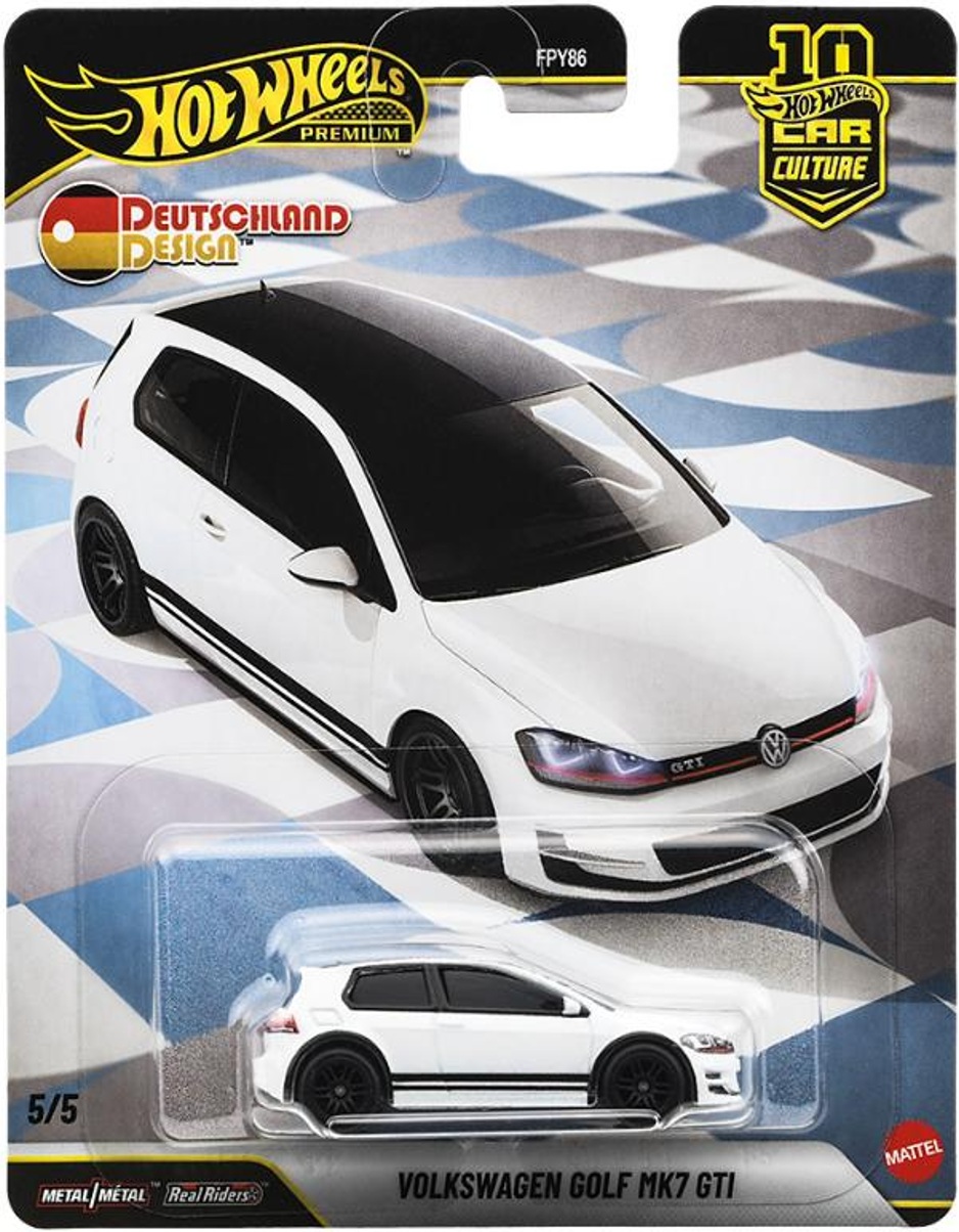 画像1: 【仮予約】PRE-ORDER - 2026 HW CAR CULTURE "ドイチュラント デザイン" 【フォルクスワーゲン ゴルフ MK7 GTI】WHITE/RR(2026年12月上旬入荷予定）