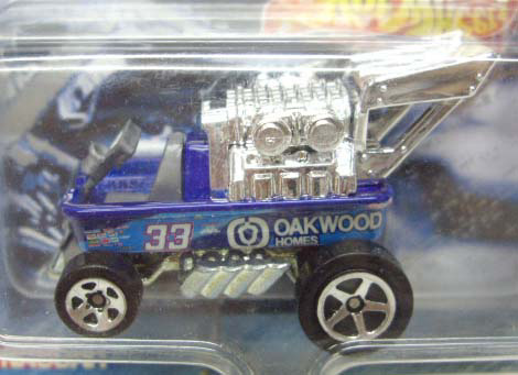 画像: 2000 HOT WHEELS RACING DRAGGIN' WAGON SERIES【#33 TEAM OAKWOOD HOMES DRAGGIN' WAGON】　BLUE/5SP