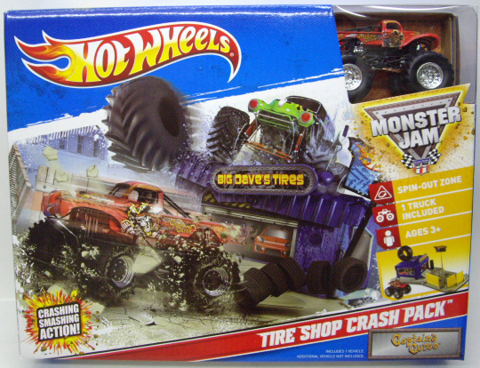 画像: 2011 MONSTER JAM 【TIRE SHOP CRASH PACK】 with CAPTAIN'S CURSE