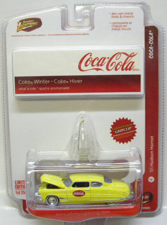 画像: LIMITED EDITION -COCA-COLA R2 【'51 HUDSON HORNET】　YELLOW/RR (with GRIPCLIP)