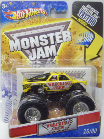 画像: 2011 MONSTER JAM INSIDE TATTOO 【WRECKING CREW】 YELLOW