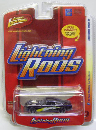 画像: LIMITED EDITION -LIGHTNING RODS R1 【'65 FORD MUSTANG 2+2 FASTBACK】　CHROME GRAY (with MAGNET)