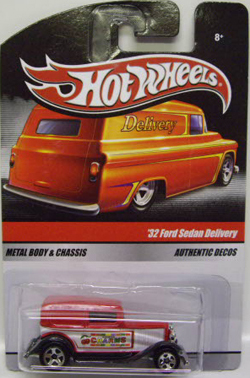 画像: 2010 HOT WHEELS DELIVERY - SWEET RIDES 【'32 FORD SEDAN DELIVERY】　RED/5SP