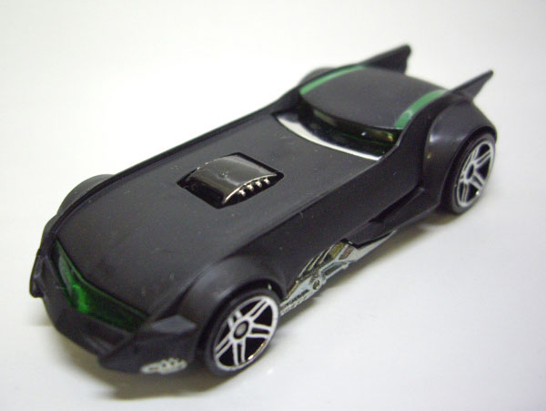 画像: LOOSE - 2007 BATMAN 2PACK 【ANIMATED BATMOBILE】　FLAT BLACK/PR5 (GREEN LINE)