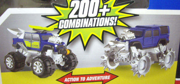 画像: 1/50 CUSTOM MOTORS POWER SET 【4 X 4】 BLUE