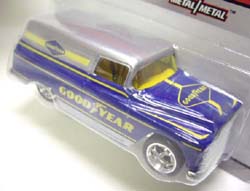 画像: 2010 HOT WHEELS DELIVERY 【'55 CHEVY PANEL】　BLUE-SILVER/RR