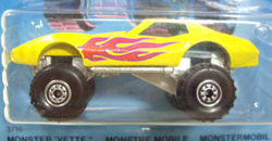 画像: TRAILBUSTERS 【MONSTER VETTE (No.3716)】  YELLOW/CT (BLUE WINDOW) INTERNATIONAL