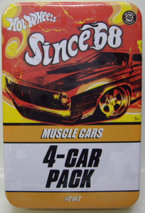 画像: SINCE'68 MUSCLE CARS 4CAR TIN PACK 【'64 CORVETTE STING RAY, '64 FORD FALCON SPRINT, CUSTOM MUSTANG CONVERTIBLE, LARGE AND IN CHARGER】　