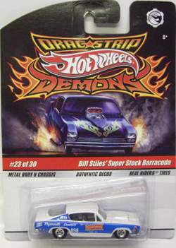 画像: 2009 DRAGSTRIP DEMONS 【BILL STILES' SUPER STOCK BARRACUDA】　WHITE-BLUE/RR