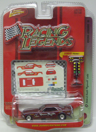 画像: LIMITED EDITION -RACING LEGENDS R1 【DUNN & REATH PLYMOUTH CUDA】　MAROON/RR