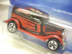 画像: SHORT CARD 【'34 FORD】　MET.BLACK-RED/5SP