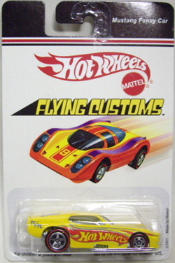 画像: 2007 TARGET EXCLUSIVE FLYING CUSTOMS 【MUSTANG FUNNY CAR】　YELLOW/RL