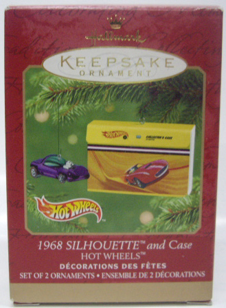 画像: 2001 HALLMARK CHRISTMAS ORNAMENT 【1968 SILHOUETTE and CASE】　MET.PURPLE