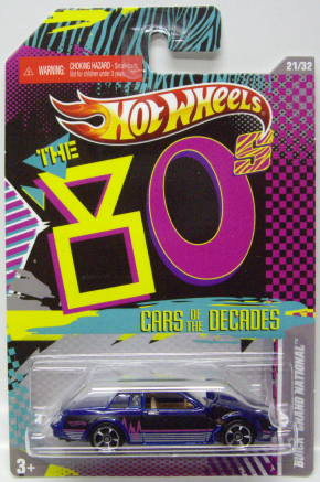 画像: 2011 WALMART EXCLUSIVE "CARS OF THE DECADES" 【BUICK GRAND NATIONAL】 BLUE/MC5