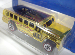 画像: 2007 TARGET EXCLUSIVE SUPER CHROMES 【S'COOL BUS】　GOLD/RL