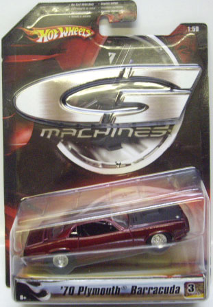 画像: 2007 1/50 G-MACHINES 【'70 PLYMOUTH BARRACUDA】　MET.RED/RR