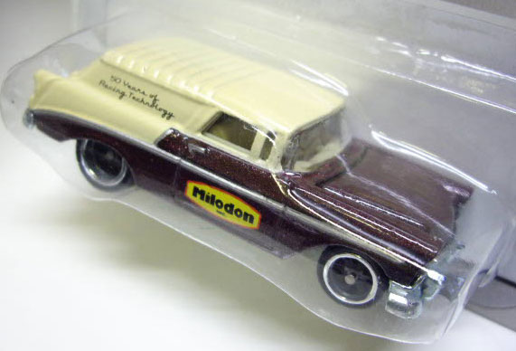 画像: HOT WHEELS DELIVERY 【'56 CHEVY NOMAD DELIVERY】　BROWN-CREAM/RR