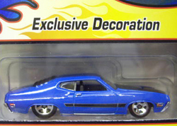 画像: HOT WHEELS 10 【'70 FORD TORINO】　BLUE/5SP (他の9台はランダムです）