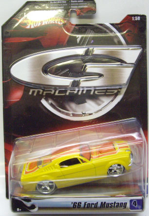 画像: 2007 1/50 G-MACHINES 【'66 FORD MUSTANG】　YELLOW/RR