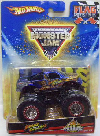 画像: 2010 MONSTER JAM FLAG SERIES 【STONE CRUSHER (SPECTRAFLAMES)】 BLUE