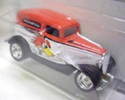 画像: 2010 HOT WHEELS DELIVERY 【'34 FORD】　RED-WHITE/RR (CLAY SMITH TAMPO)