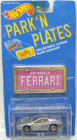 画像: PARK'N PLATES 【FERRARI TESTAROSSA (2048)】 SILVER/UH (TAN INTERIOR) (PINK PLATE)