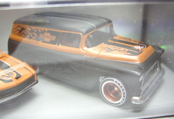 画像: 2008 CUSTOM CAR SHOW JAPAN 【"WAYNE SCOTT DESIGN" '67 CAMARO/ '55 CHEVY PANEL】　FLAT BLACK-ORANGE/RR