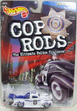 画像: 2000 K・B TOYS EXCLUSIVE COP RODS 2 【'40 FORD】　BLACK・WHITE/RR