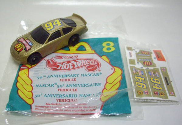 画像: 1998 McDONALD'S EXCLUSIVE 【50TH ANNIVERSARY NASCAR】　GOLD/GYE 10SP