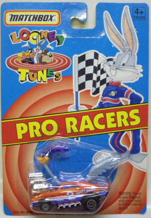画像: 1993 MATCHBOX LOONEY TUNES PRO RACERS 【ROAD RUNNER / COSMIC BLUES】 ORANGE