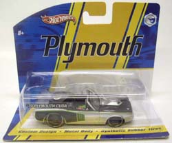 画像: 1/50 MID-SCALE 【'70 PLYMOUTH CUDA】　SILVER-BLACK/RR